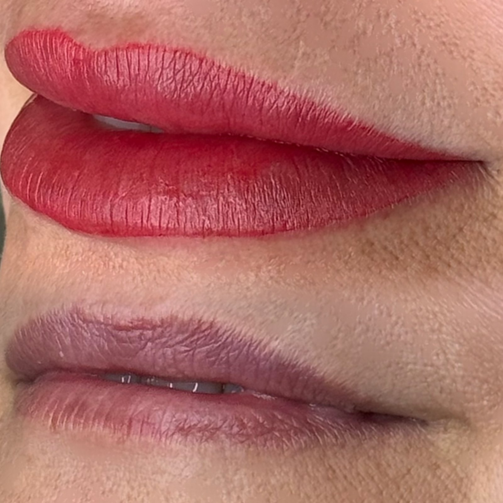 Micropigmentación de labios en Valladolid antes y después del tratamiento
